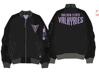 WNBA Team Specific Flight Jacket - VALKYRIES - BLK