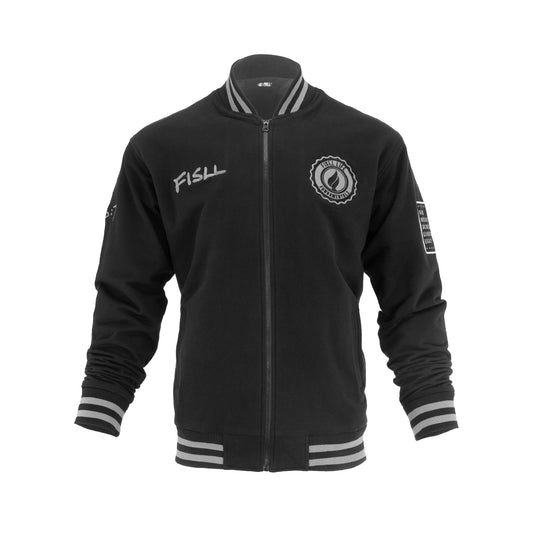 FISLL Fundamentals Full Zip Varsity Jacket - BLK
