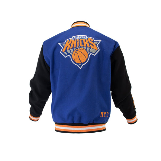 Black History Collection Varsity Jacket - KNICKS - RB/BLK