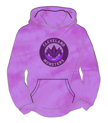 Hockey Fights Cancer Hoodie - CLEVELAND - PURPLE