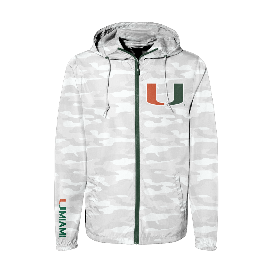 Miami Hurricanes Camo Jacket