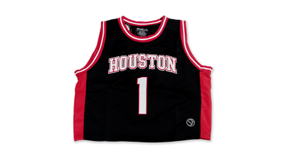 Houston Cougars Fashion Cropped Basketball Jersey