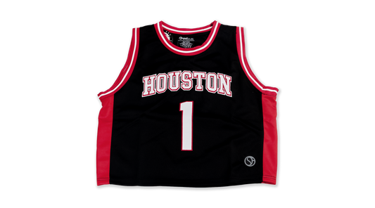 Houston Cougars Fashion Cropped Basketball Jersey