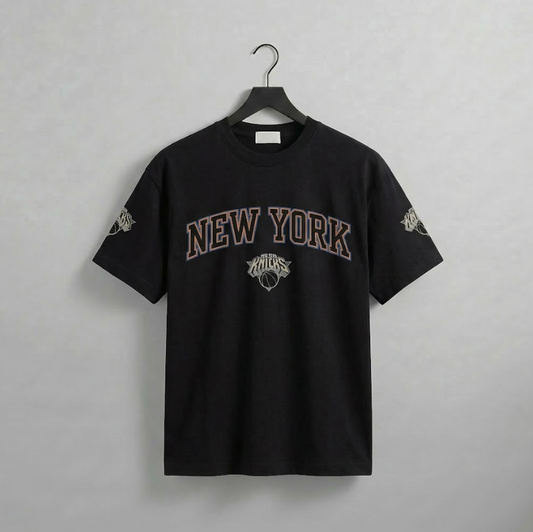 Knicks Shadow Legacy Jersey Short Sleeve Tee - Black