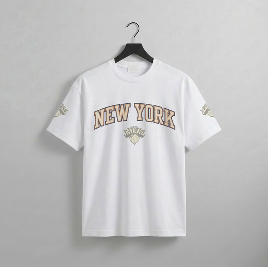 Knicks Shadow Legacy Jersey Short Sleeve Tee - White
